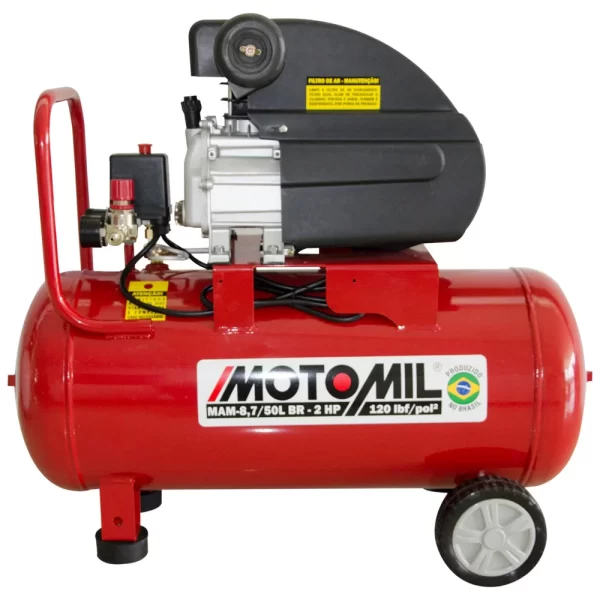 COMPRESSOR COM RESERVATÓRIO 50L